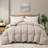 Heavyweight White Goose Down Feather Fiber Duvet Insert Winter Comforter-63919923-102672014