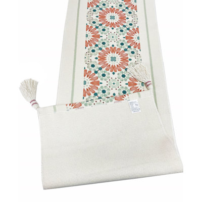 Chemin de table Corail-Blue