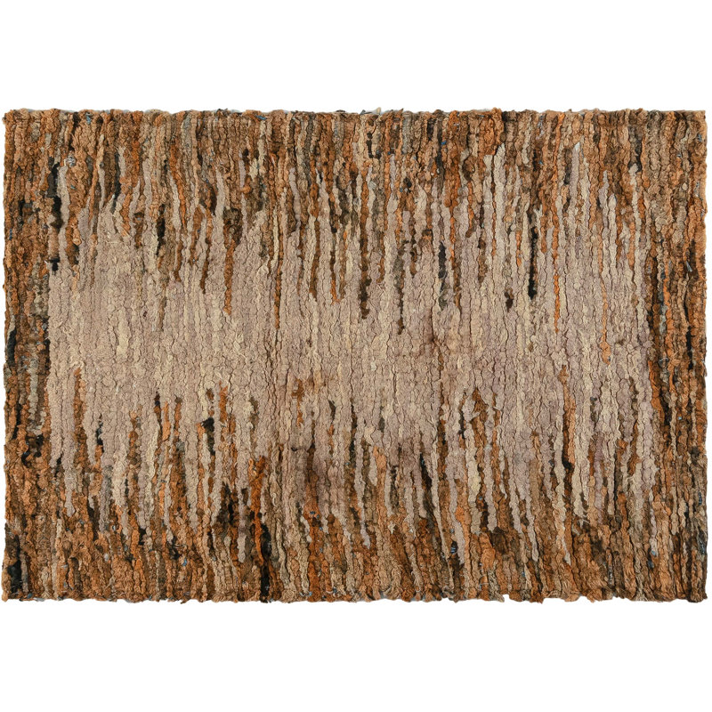 Vintage One-of-a-Kind Rectangle 5' X 7'5" Hand Knotted Area Rug