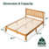 Sawiris Solid Wood Low Profile Platform Bed