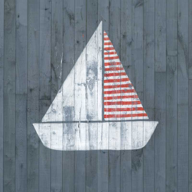 Nautical Plank I by Grace Popp - Wrapped Canvas Painting, 76cm H x 76cm W x 3.8cm D