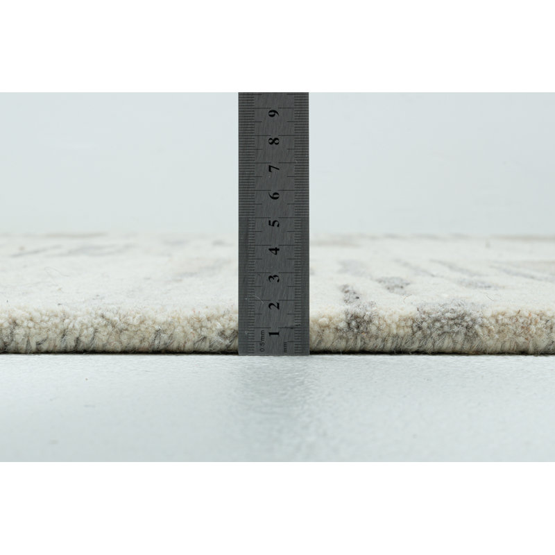 Patchwork Wool Hand Tufted Area Rug, Rectangle 190 x 290cm