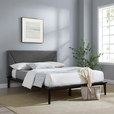  Upholstered Queen Platform Bed