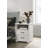22"W White 2-Drawer Nightstand Bedside Table with USB charging  Ports-669694276