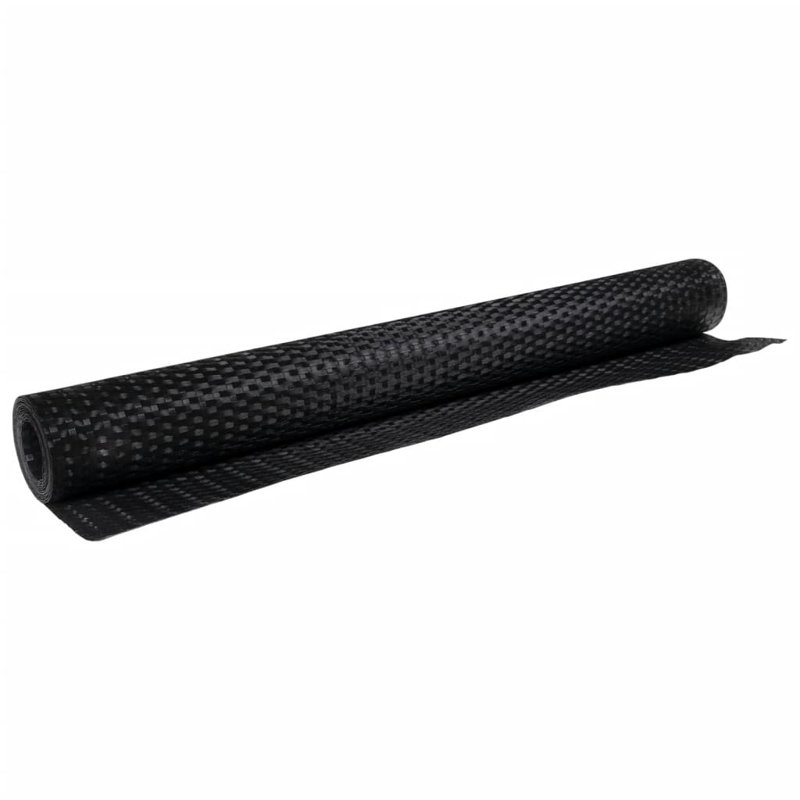 Charrie Polyethylene Balcony Privacy Screen, 400cm W x 100cm D, Black