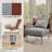 28.15'' W Upholstered Accent Barrel Chair With Removable Back Cushion-1284481694