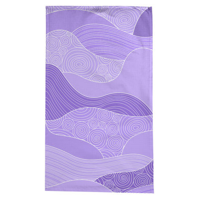 Leffel Hand Drawn Waves Tablecloth