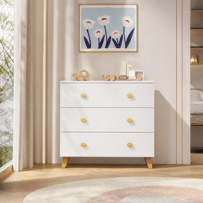 Commode de rangement 3 tiroirs Kids