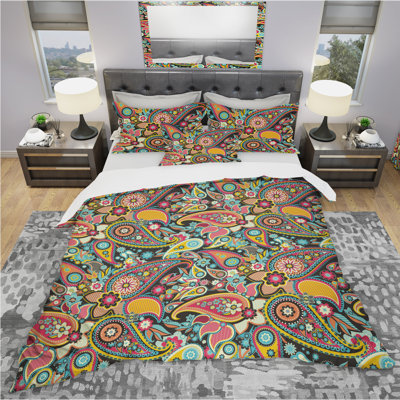 Bohemian and Eclectic Duvet Cover Set
