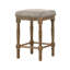 Tabouret à hauteur de comptoir, garniture cloutée luxueuse-1028145194-1013257689