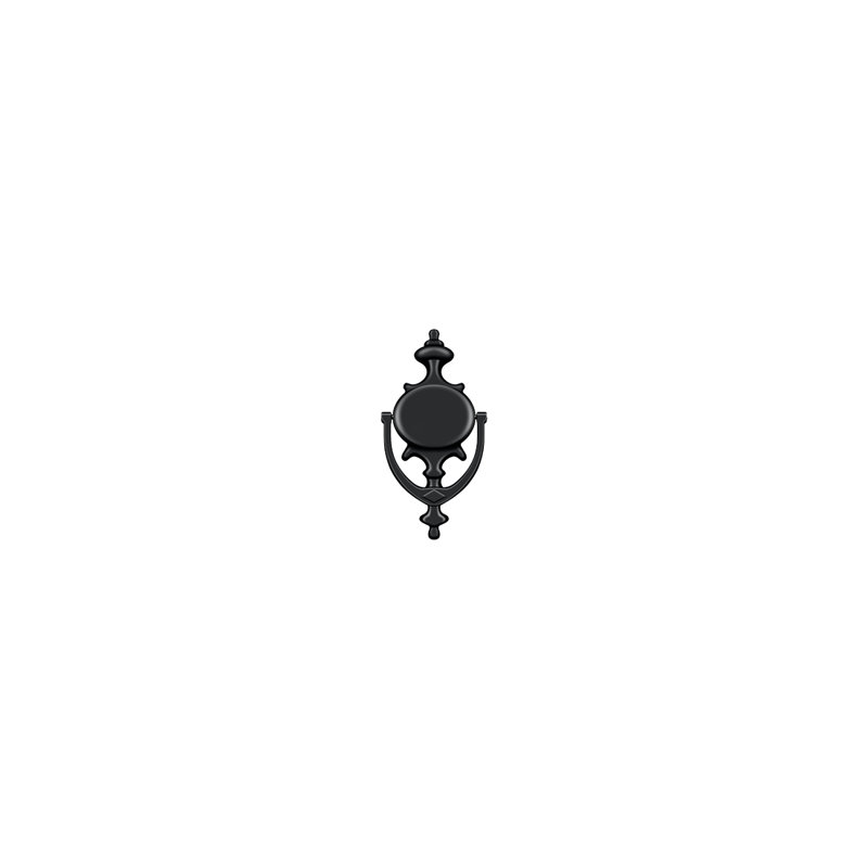 Deltana DK854U19 Door Knocker, Imperial in Paint Black, Paint Black