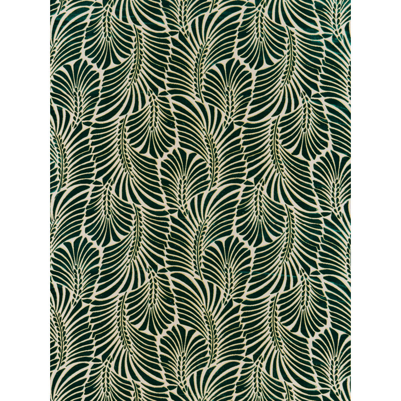 PLUMES SILK VELVET, Viridian