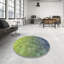 Tapis vert/bleu foncé à motifs-4667288