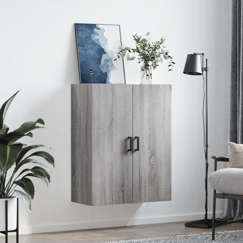 Malatesta Bathroom Cabinet, Grey Sonoma