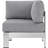 Ensemble de conversation modulaire avec coussins 4 pièces Iole-23592931