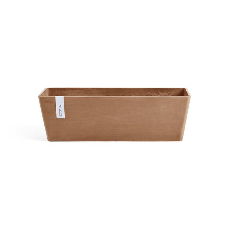 Pot Planter, Terra Cotta, 7.8" H x 31.5" W x 7.8" D