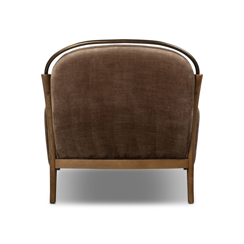 Demi Chaise, Taupe Shearling