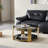 Modern Double-Layer Tempered Glass Coffee Table