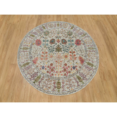 Tapis unique 6 pi x 6 pi Saniveieri