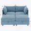 Causeuse-causeuse, canapé-lit de style Mid-Century moderne avec rangement-283167284
