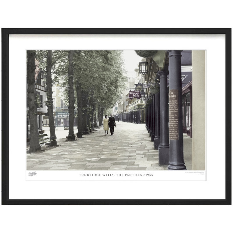 Tunbridge Wells, The Pantiles C1955 by Francis Frith - Single Picture Frame Print, 45cm H x 60cm W x 2.3cm D