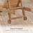 Outdoor Chaise Lounge Pool Chair, Built-In Table, Reclining Backrest