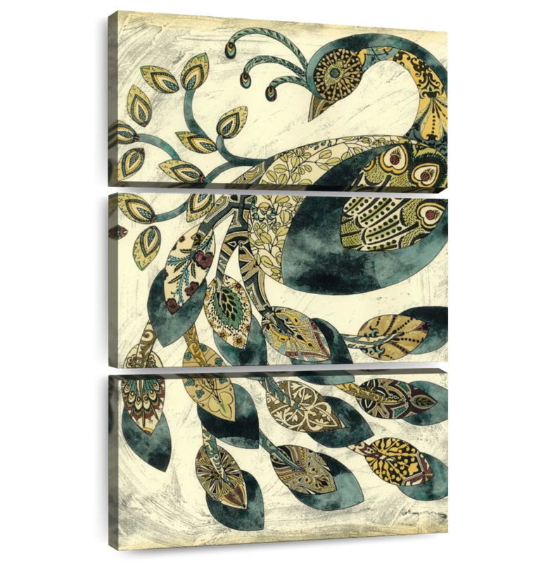 Brampt Royal Peacock II, 65" H x 42" W