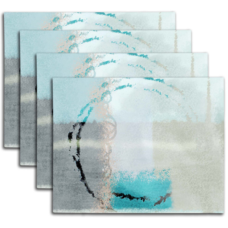 Napperon abstrait en polyester