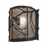 Rustic Lodge 1 - Light Flush Mounted Sconce