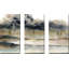 «Silent Waters I» par Carol Robinson - peinture sur toile tendue 3 pièces