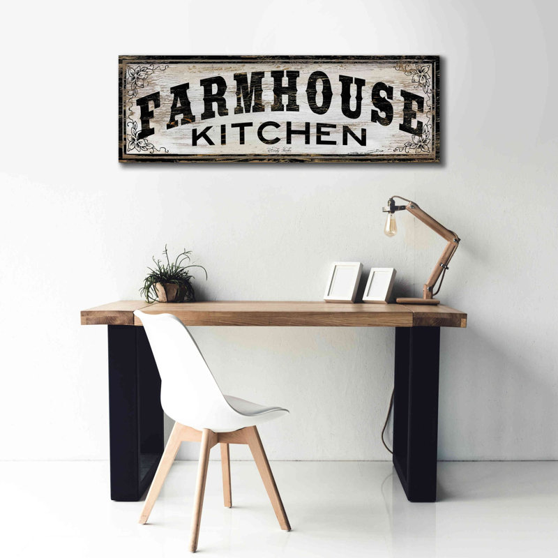 'Farmhouse Kitchen' by Cindy Jacobs, Canvas Wall Art, 20" H x 60" W x 1.5" D