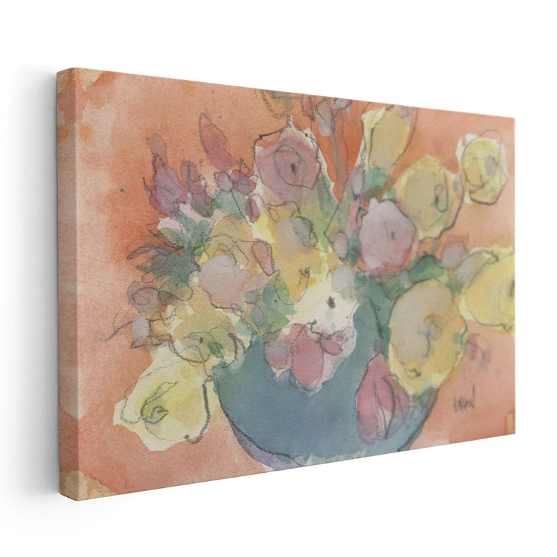 «The Embrace Bouquet I», reproduction d'art sur toile, H 24 po x l 36 po