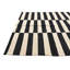 Tapis noir et blanc Newsom