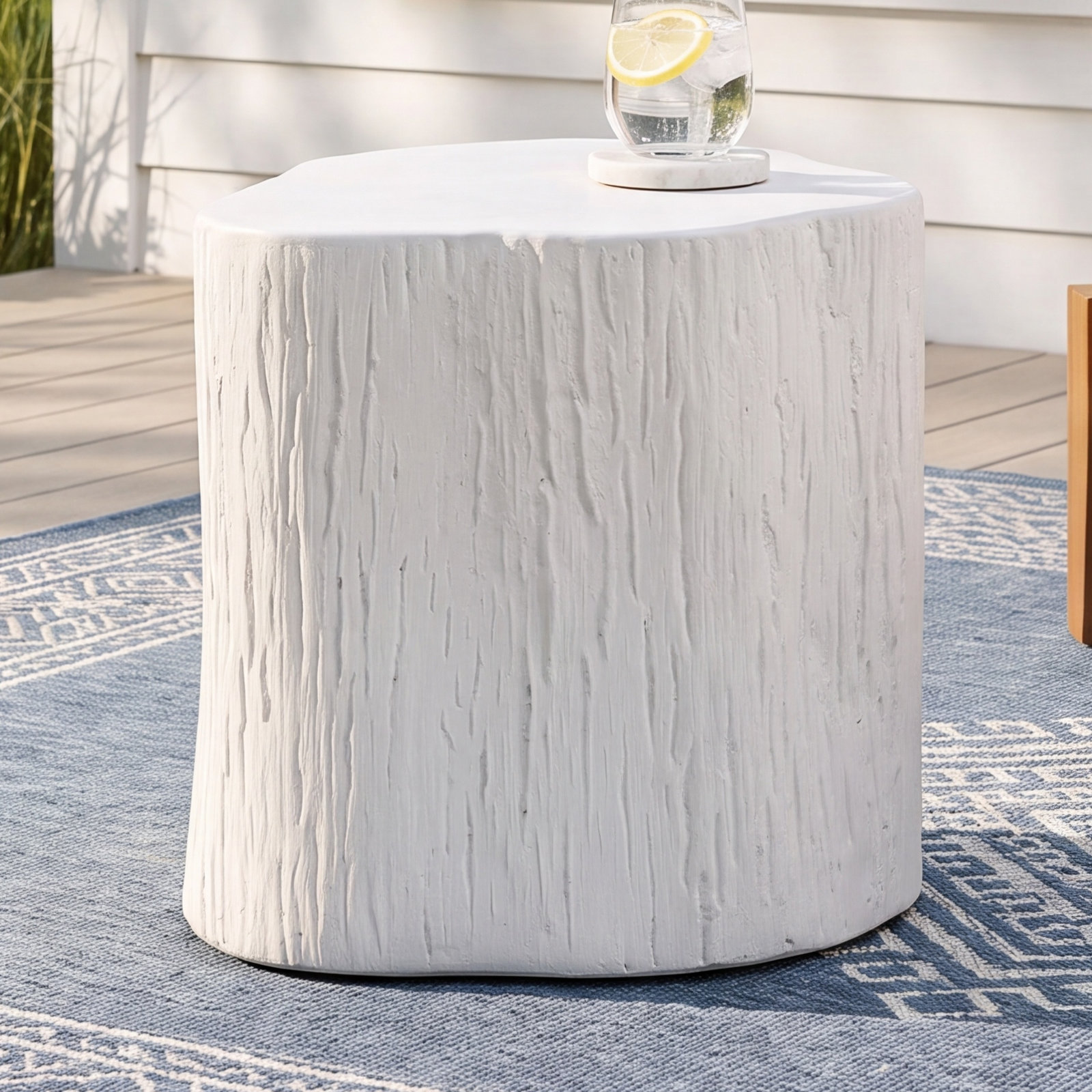 Bazaar 20'' Glass Fiber Reinforced Concrete Outdoor Side Table