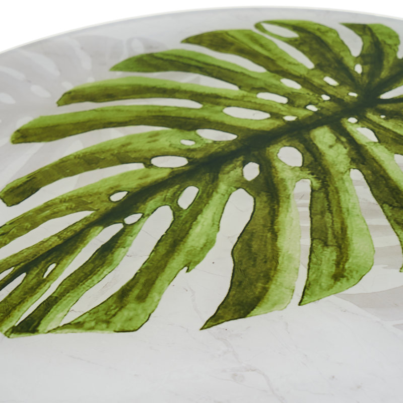 Georgieanna Glass Top End Table