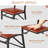 Ailse Upholstered Folding Dining Room Chairs Set Of 4, Faux Leather Parsons Dining Chairs, Kitchen Armless Side Chairs With Padded Seats-1547791768-1380187569