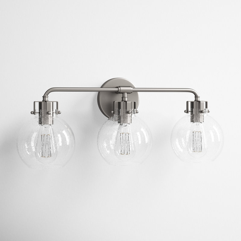 Byrne 3 - Light Dimmable Vanity Light, Satin Nickel