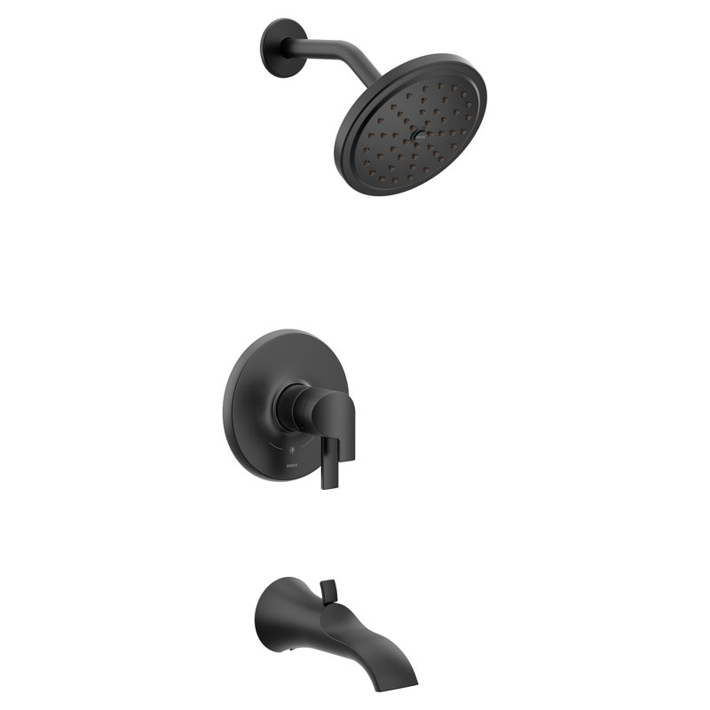 Doux M-CORE 4-Series Eco-Performance Tub And Shower Trim , Valve Required, Matte Black