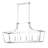 Girardo 6 - Light Dimmable Square / Rectangle Chandelier-1606932173