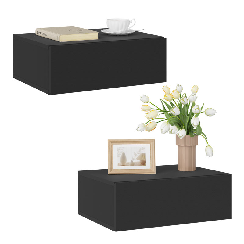 40cm W Manufactured Wood Bedside Table