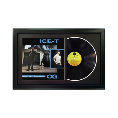 Ice-T "O.G. Original Gangster" Framed Record with Black Mat