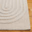 Tapis beige en laine / polyester touffeté à la main Neppur-837358538