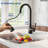 Pull Down Sprayer Kitchen Sink Faucet, Single Handle Kitchen Faucet-126374968