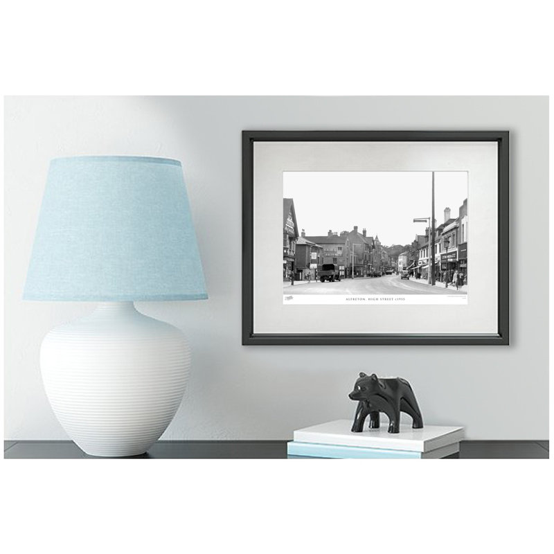 Alfreton, High Street C1955 - Single Picture Frame Print, 45cm H x 60cm W x 2.3cm D