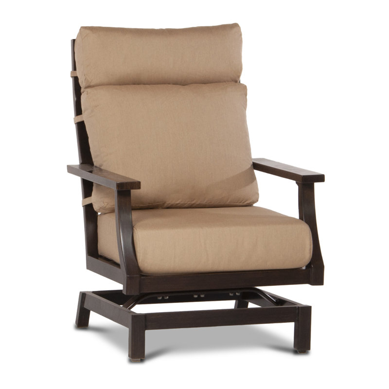 Bungalow Outdoor Lounge Chair, Canvas Heather Beige Sunbrella® Canvas