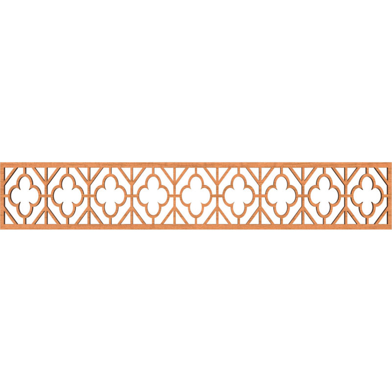 Moulure Hazelton, H 8 po x l 46,625 po x P 0,375 po, Cerisier