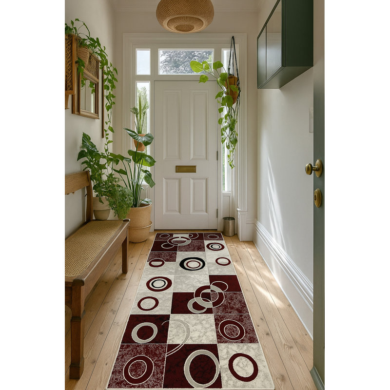 Dillup-Jones Geometric Indoor Rug, Runner 2'3" x 14'