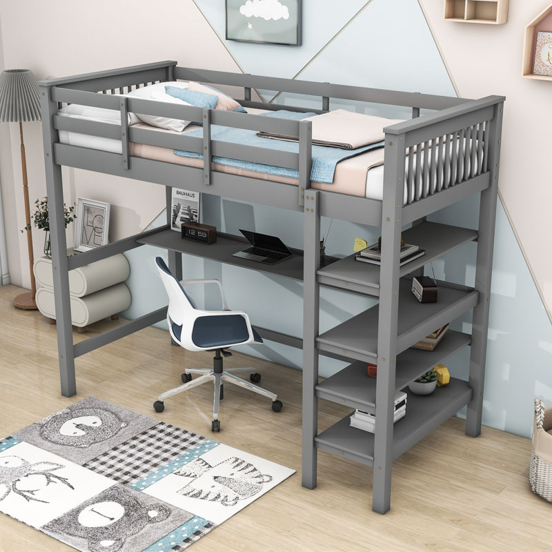 Sweni Kids Bed, Grey