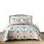 Ensemble de courtepointe réversible Bohemian Floral-1638969570
