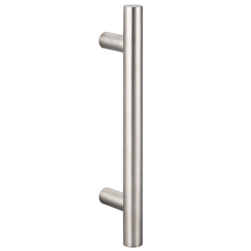 Barn Door Handle, 12", Ladder, Single Sided, Polished Chrome